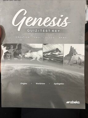 Abeka Genesis Quiz/Test Key - new